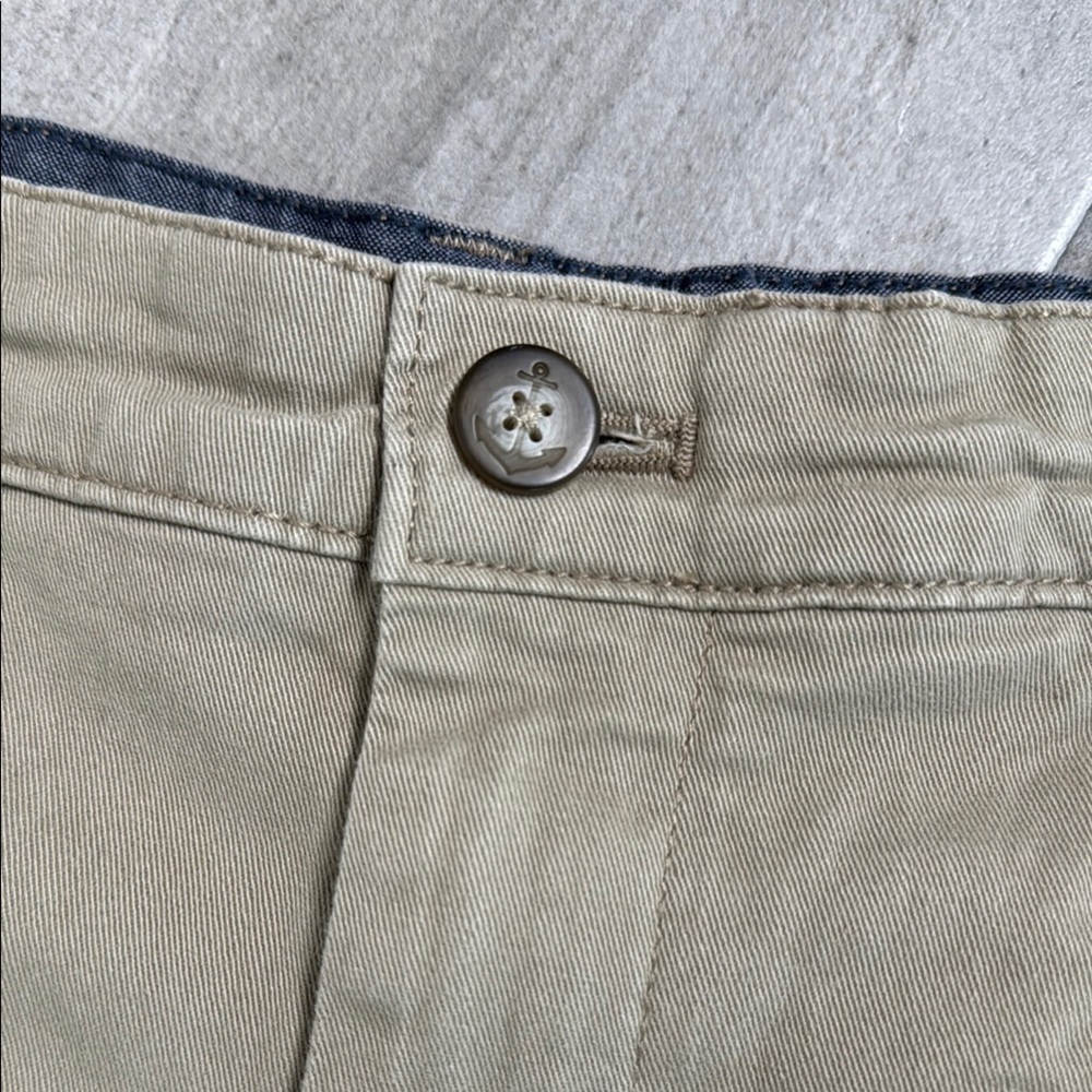 Nautica Tan Flat Front Shorts Lightweight Casual - Picture 2 of 9